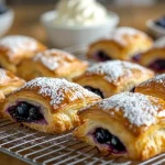 Blueberry puff pastry