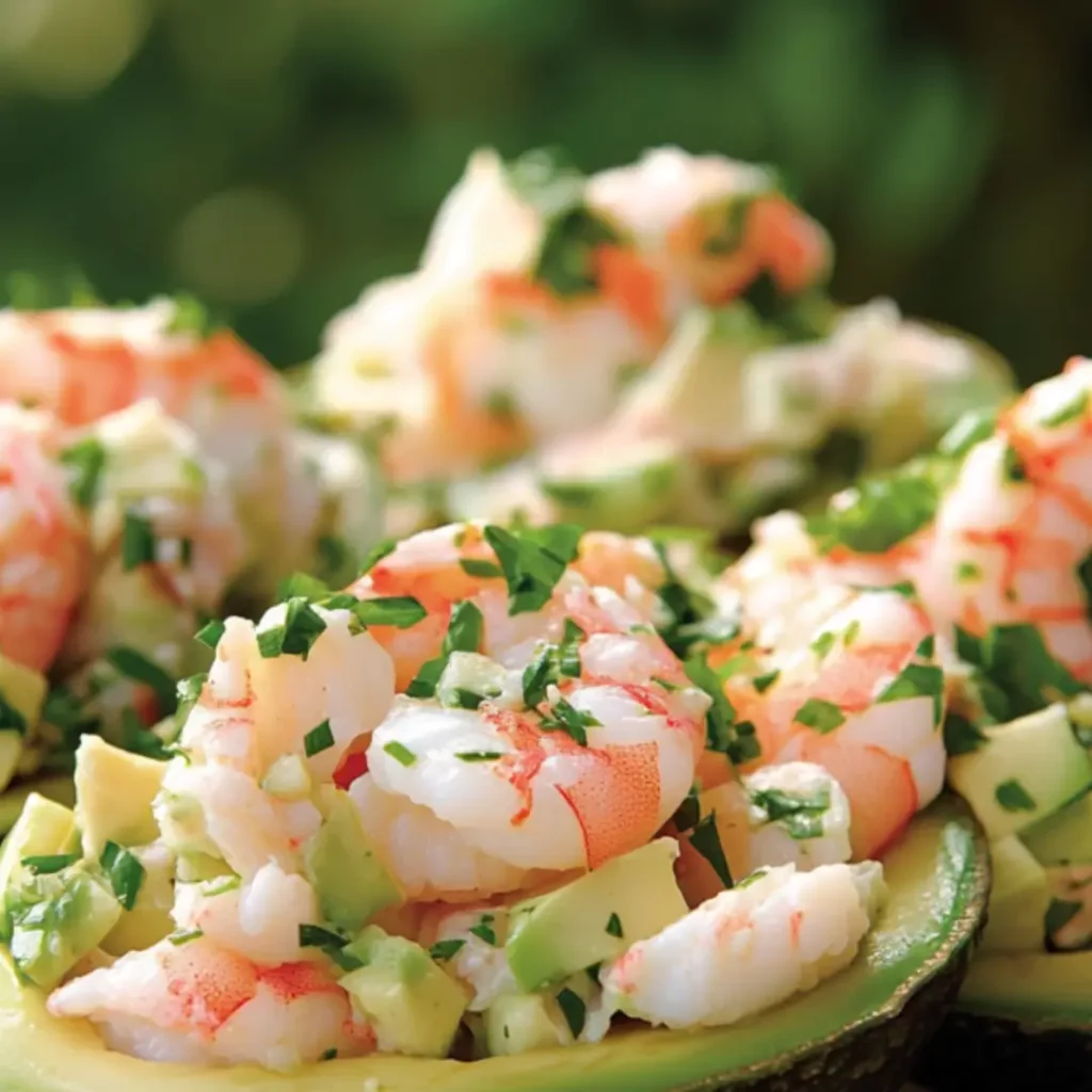 Avocado Stuffed with Shrimp and Crab