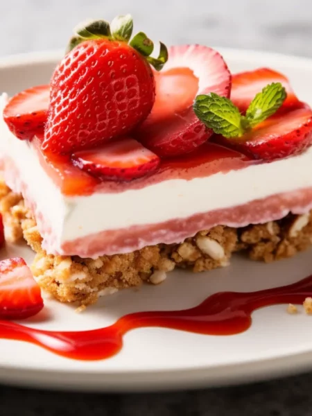 Old Fashioned Strawberry Pretzel Salad Recipe