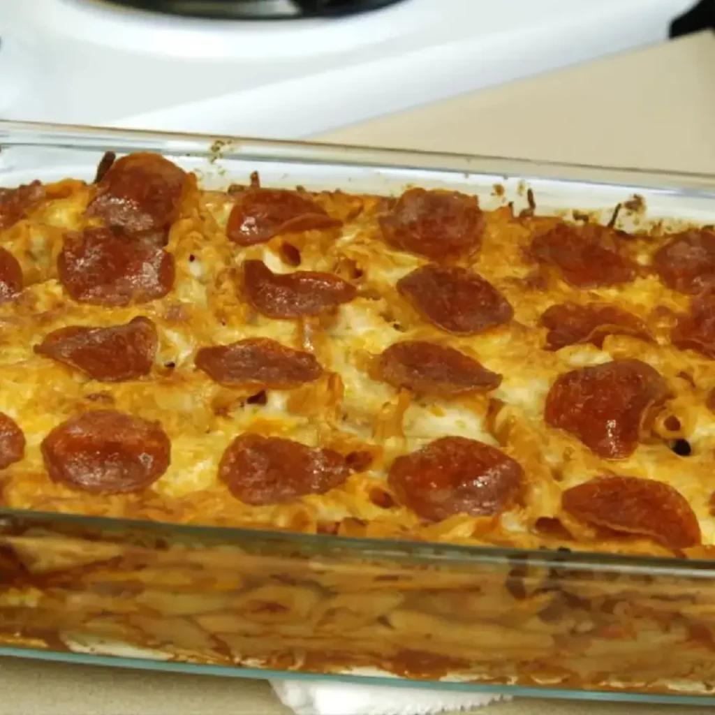 Pepperoni Pizza Casserole