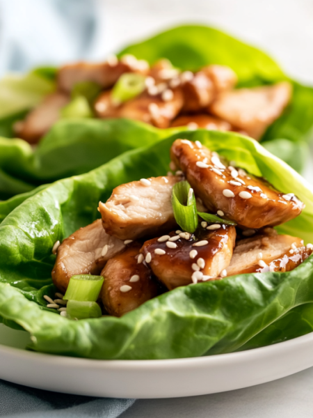 Teriyaki Chicken Lettuce Wraps