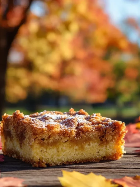 pumpkin dump cake with spice cake mix