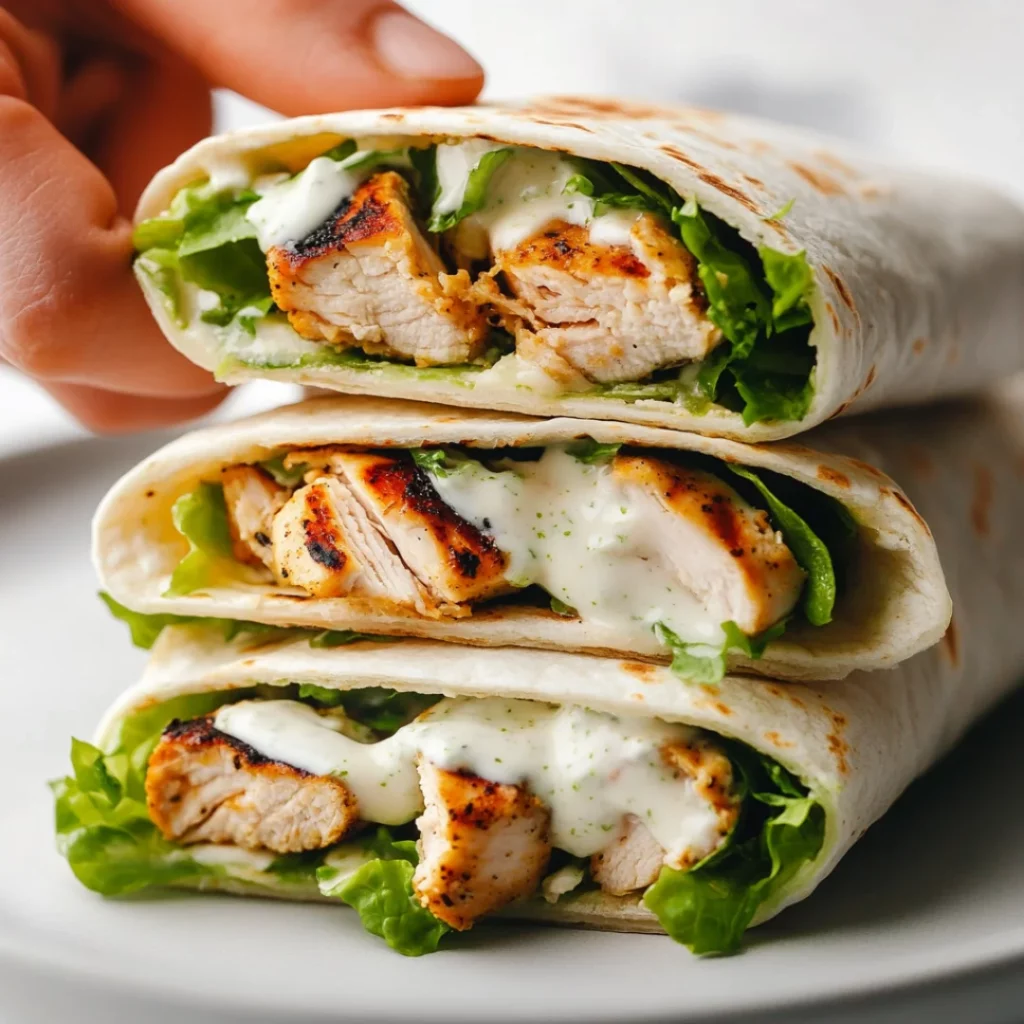 grilled chicken wrap
