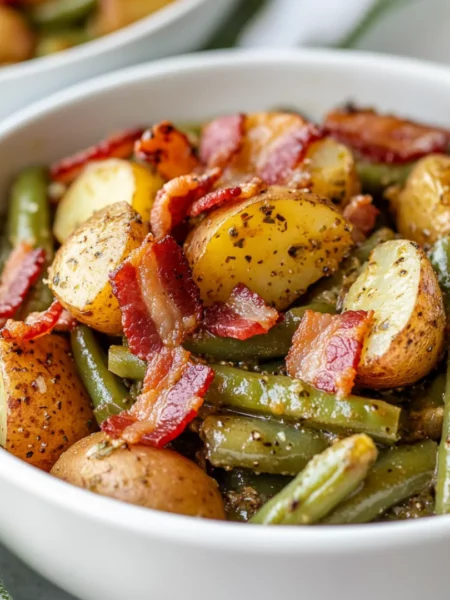 southern green beans and potatoes